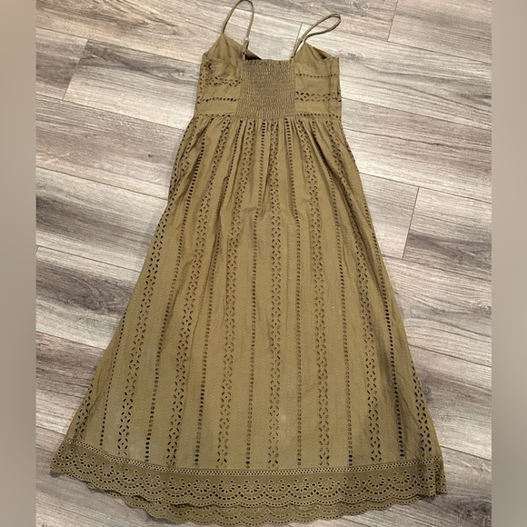 NWT! DELUC Masson Dress Brown Eyelet Size Small - Picture 6 of 13